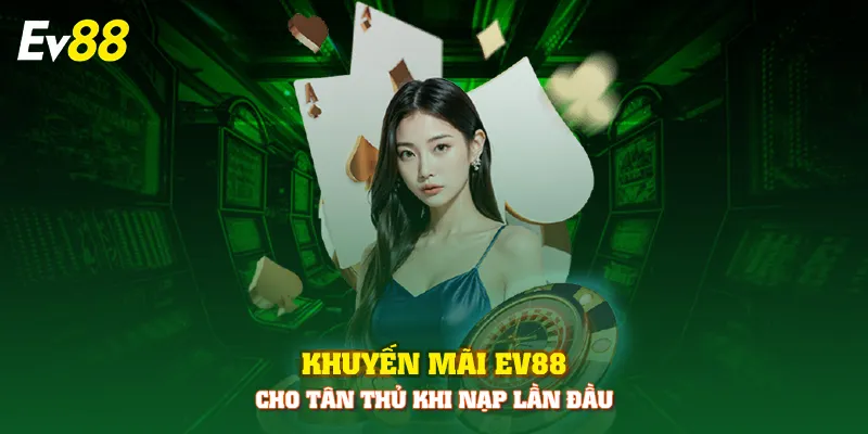 Khuyến mãi EV88 cho tân thủ khi nạp lần đầu